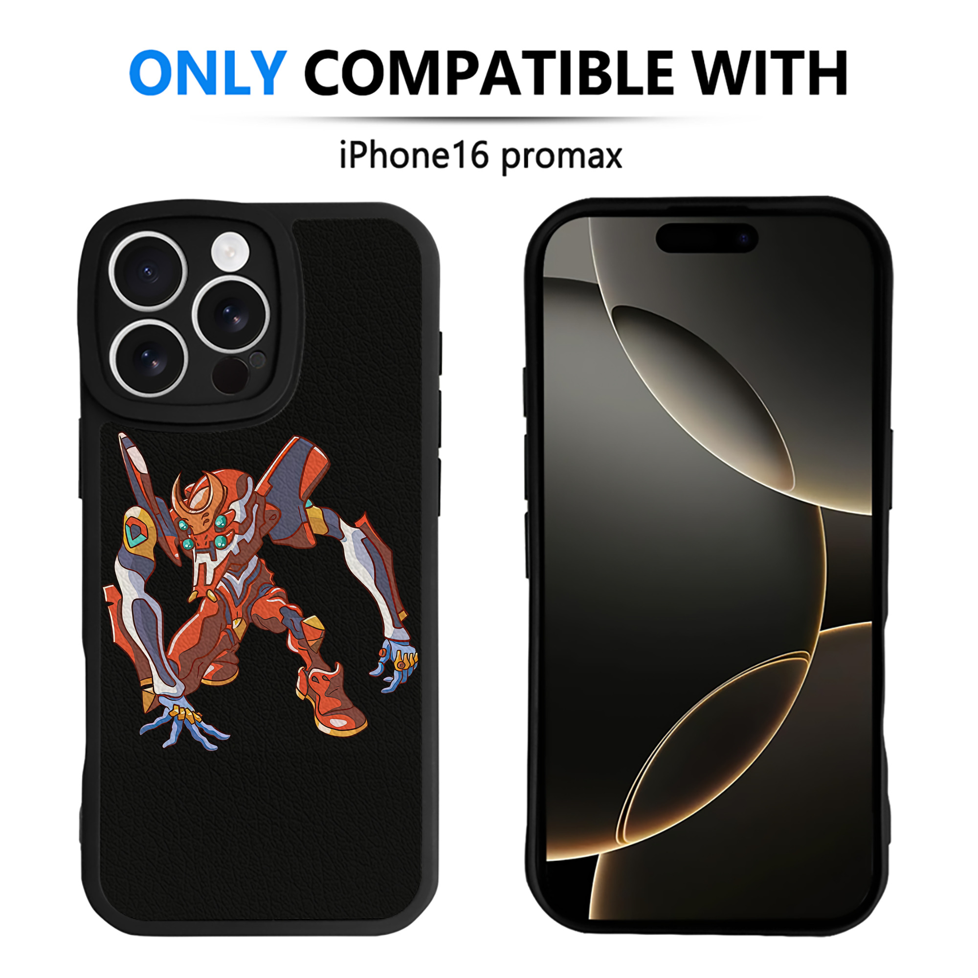 （画像用） EVA 新世紀エヴァンゲリオン 【iPhone 16シリーズ対応】シリコンスマホケース（レザー調） 材質：シリコン